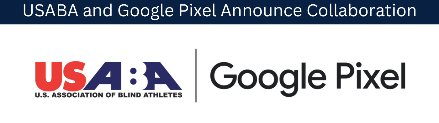The USABA and Google Pixel logos are shown side by side under the heading \\
