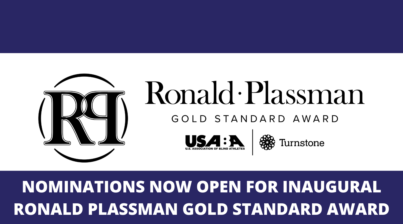 A graphic for the Ronald Plassman Gold Standard Award with the text \