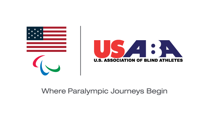 Side-by-side logos of U.S. Paralympics and USABA with the tagline "Where Paralympic Journeys Begin"